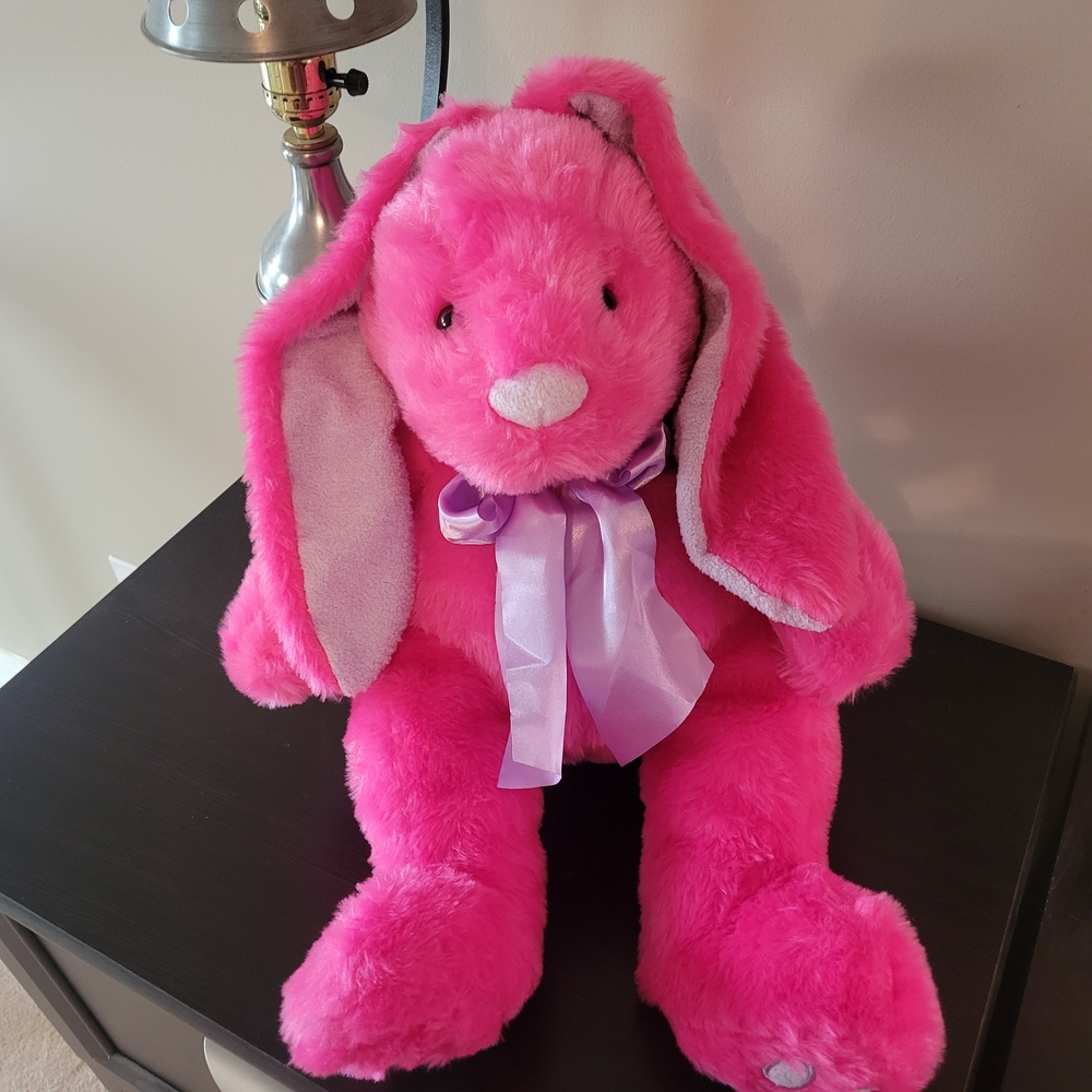 Plush Pink Bunny Toy